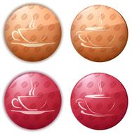 coffee cup buttons N2