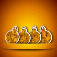 Golden Christmas Tags