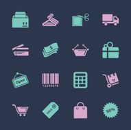 Shopping Icons - Color Series