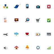 Icon Set Internet Color