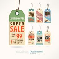 Flat Style Price Tags