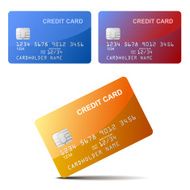 Realistic vector Credit Card N2