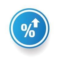 Percent button vector
