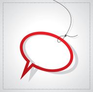 speech bubble tag