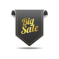 Big Sale Gold Black Label Icon Vector Design N2