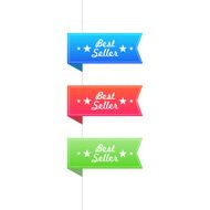 Best seller labels set N2