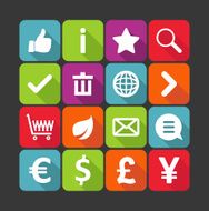 Shopping Icons N260