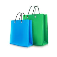 Colorful Shopping Bags Empty N7