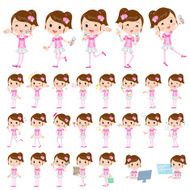 Pop idol in pink costume N2
