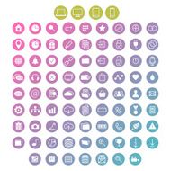 Set of icons for ui user interface mobile devices and N2