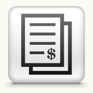 Square Button with Money Documents