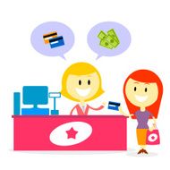 Pay with Cash or Credit Card