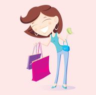 Happy Female Shopper
