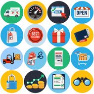 E-commerce Vector Flat Icons