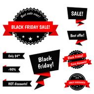 Black Friday Sale Vector Elements N3