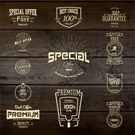 Top quality badges logos and labels for any use N2