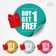 Buy 1 Get Free Sticker and Tag