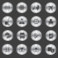 Transport and logistic icons