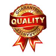 Quality guarantee golden label with ribbon N4