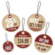 Vintage Retail Labels N3