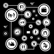 shopping and delivery icon N4