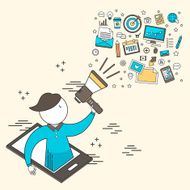 Digital marketing concept N12