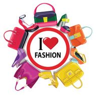 Colored fashion women&#039;s handbag high-heeled shoes N2