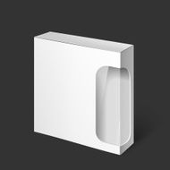 White Package Box Mockup Template N9