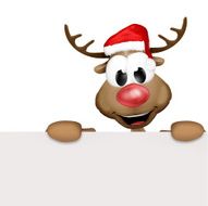 Christmas Reindeer Cartoon Animal
