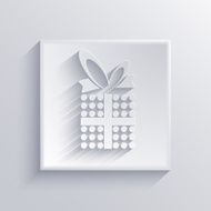 Vector light square icon Eps 10 N11