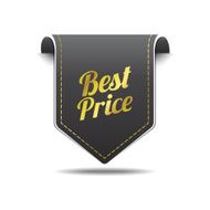 Best Price Gold Black Label Icon Vector Design N2