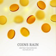 coins rain