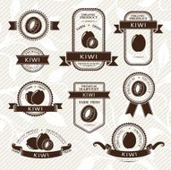Kiwi labels collection