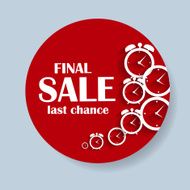 Sale Banner with Place for your Text Vector Illustration N93