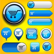 Buy high-detailed web button collection