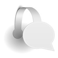 Isolated Paper Promotion Wobbler