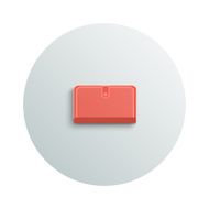 Detailed modern purse business concept