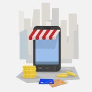 Shopping online Smartphone