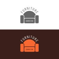 Logo badge or label inspiration with furniture N7