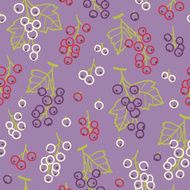Seamless pattern with currant N2
