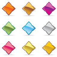 Vector Thai Glossy Button Icon only