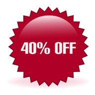 Forty Percent Off