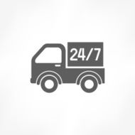 shipping 24 hour icon N2