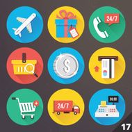 Vector Icons for Web and Mobile Applications Set 17