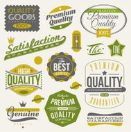 Guaranteed and quality - vector signs emblems &amp; labels