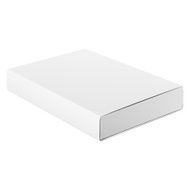 Slim White Cardboard Box