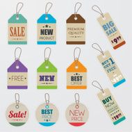 Promotion paper price tags