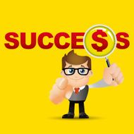 People Set - Business Businessman Success and dollar