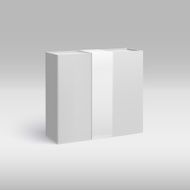 Vertical box with ribbon