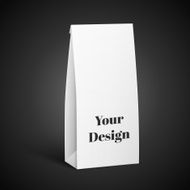 White Package Box Illustration Isolated On Black Background Product Packing N46